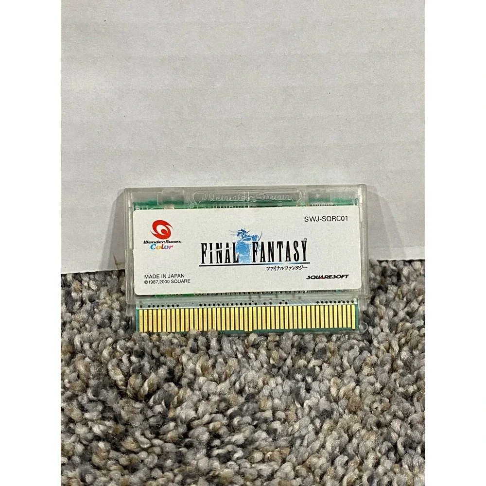 SquareSoft Final Fantasy WonderSwan Color Game SWJ-SQRC01 N/A